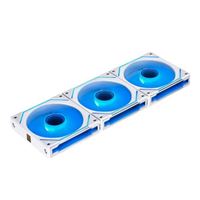 Lian Li UNI FAN SL-INF LCD FLEX 120mm Fluid Dynamic Case Fan - White (3 Pack)