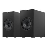 KEF Coda W Stereo Computer Speakers - Dark Titanium (Pair)